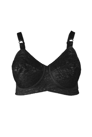 Style 2101 | Expandable Cup Wireless Shaper Bra - Black