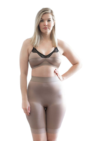 Style 518 | 4way Stretch High Waist Long Leg Bike Short "Panty within a Shaper"