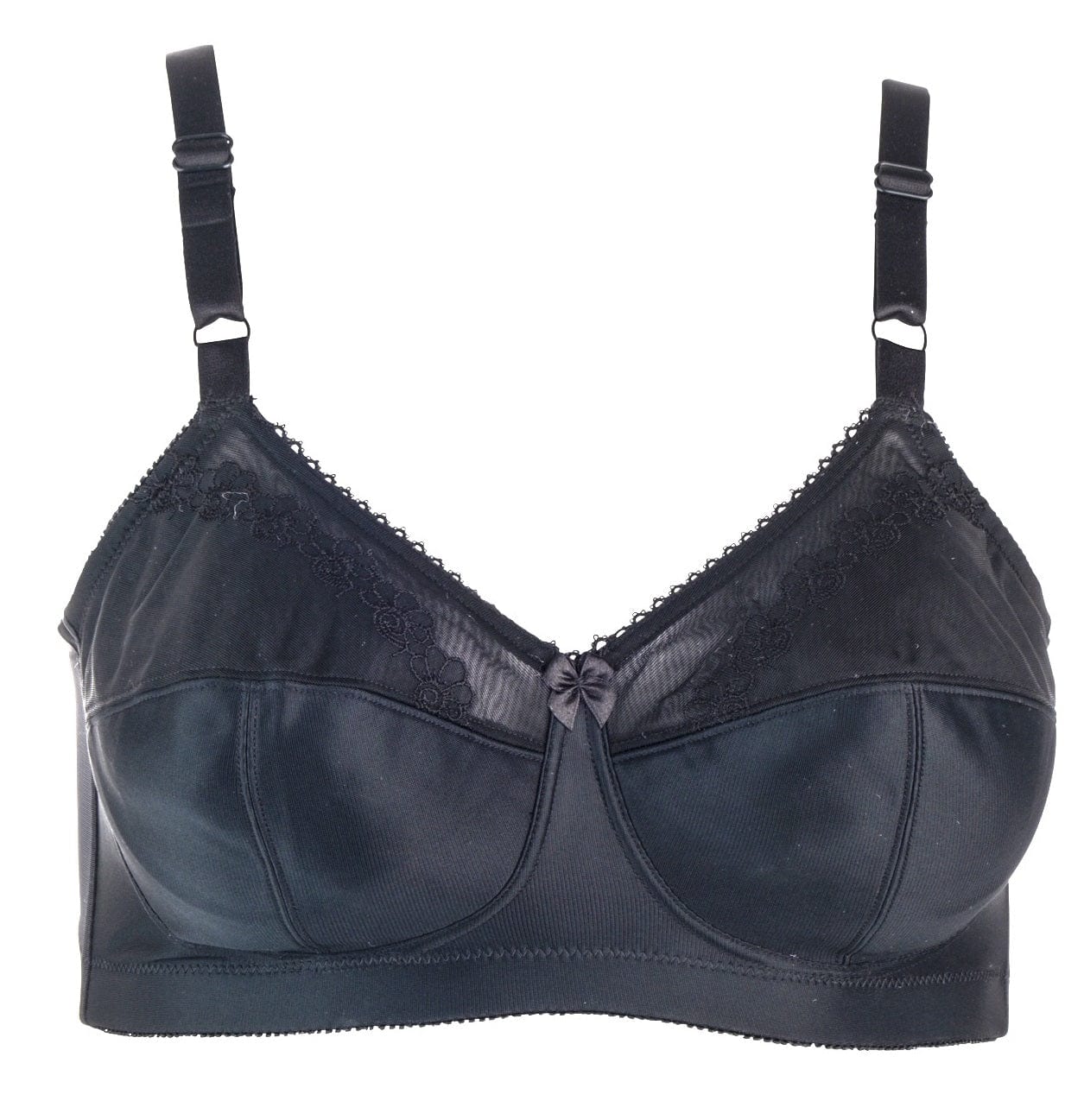 Style 7204 | Embroidered Soft Cup - Black