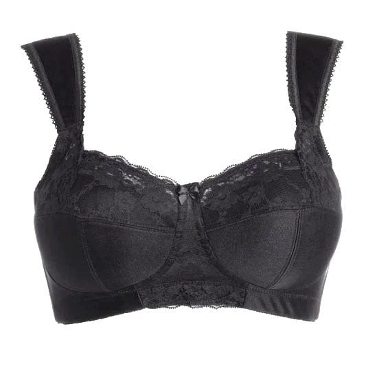 Style 7218 | Lace Wireless Bra - Black