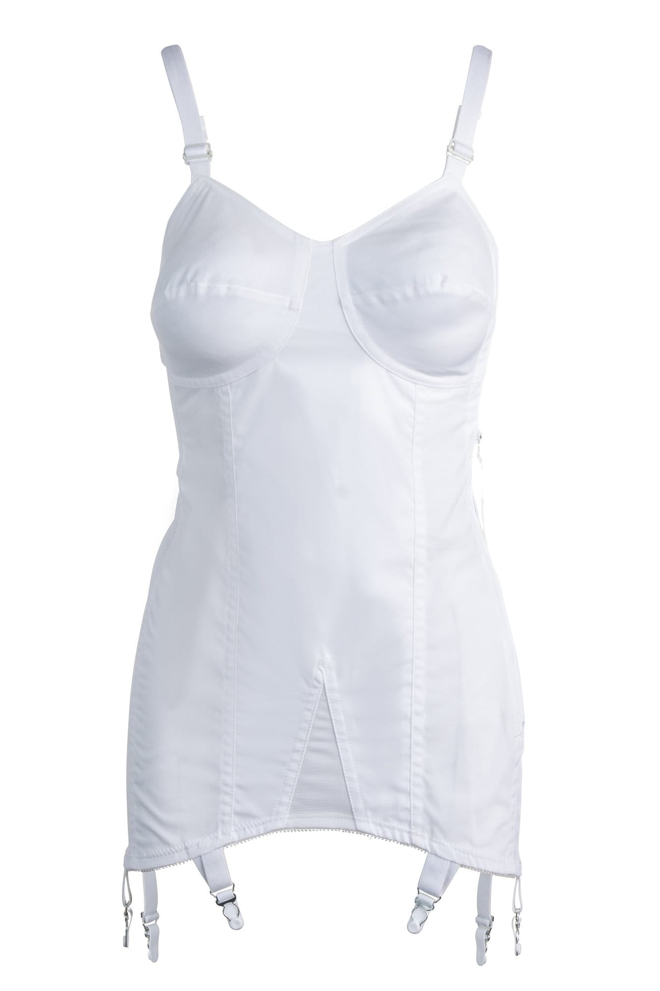 Style 8038 | All In One Side Zipper 14" Length B Cup (Forgotten Women Vintage Collection)