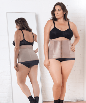 Style 821 | Shapette Powermesh Satin Panel Waist Cincher