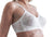 RAGO Style 2101 - Satin & Lace Expandable Cup Bra - White