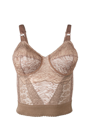 RAGO Style 2202 - Long Line Firm Shaping Expandable Cup Bra