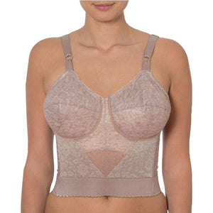 RAGO Style 2202 - Long Line Firm Shaping Expandable Cup Bra