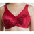 Cortland Intimates Style 7101 - Brand Printed Full Figure Support Underwire Bra - Red
