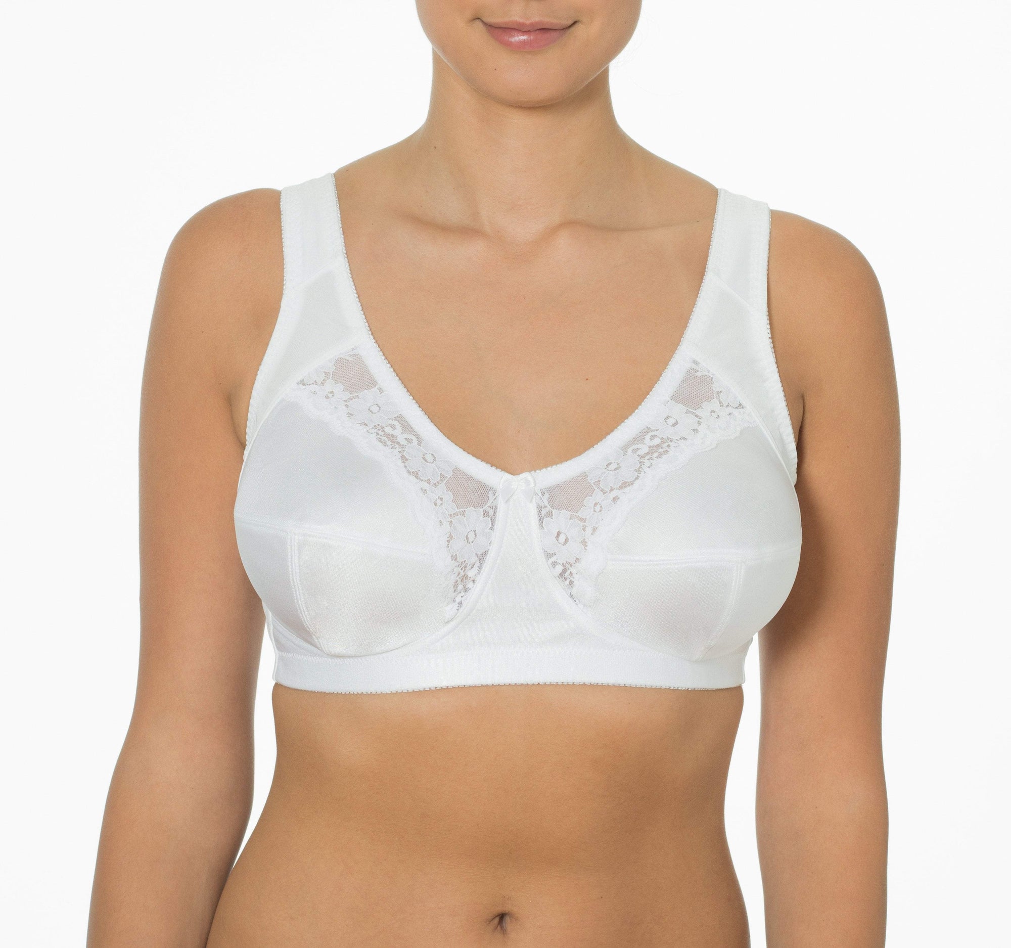 Cortland Style 7103 - Banded Full Figure Soft Cup Bra with Lace