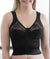 CORTLAND INTIMATES STYLE 9603 - Front Closure Back Support Long Line Bra - Black