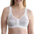 CORTLAND INTIMATES STYLE 9605 - Front Closure Back Support Bandeau Bra - White