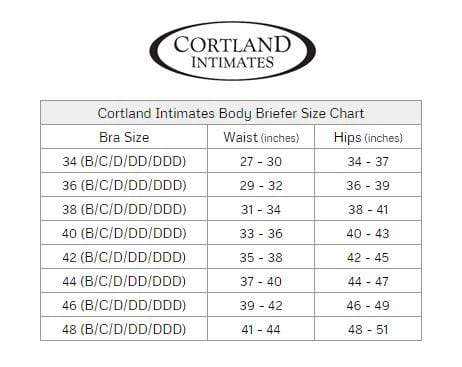 Cortland Intimates Style 8620 - Soft Cup Body Briefer - Nude